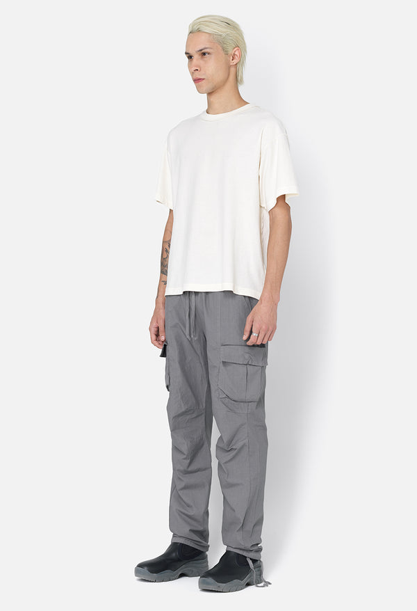 John Elliott Back Sateen Cargo Pants Charcoal
