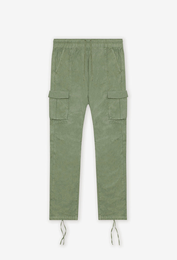John Elliott Back Sateen Cargo Pants Olive