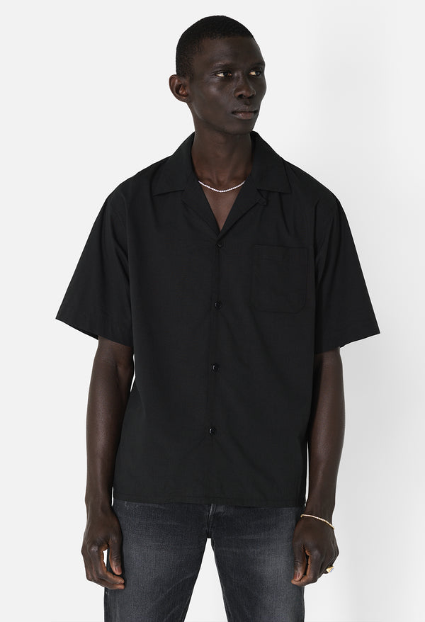John Elliott Camp Shirt Black