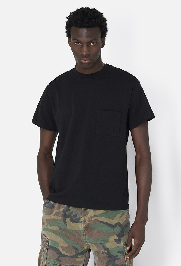 John Elliott Campus Pocket Tee Black