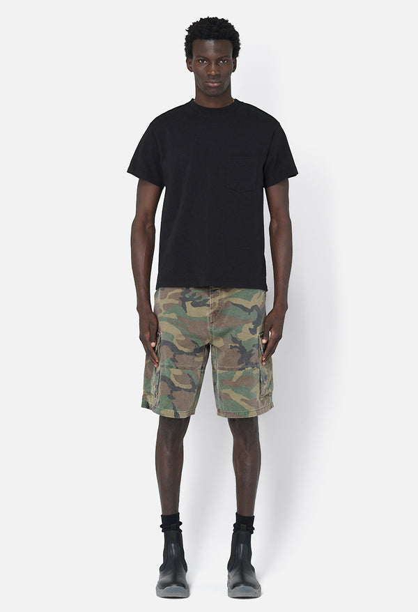 John Elliott Campus Pocket Tee Black