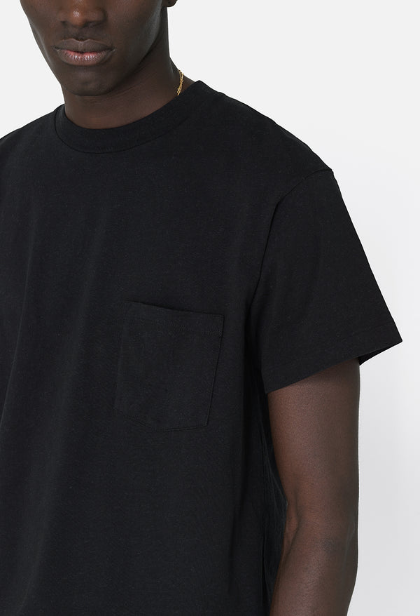 John Elliott Campus Pocket Tee Black