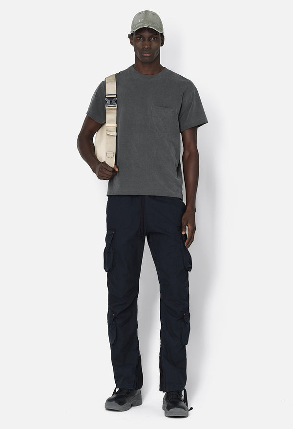 John Elliott Campus Pocket Tee Washed Black