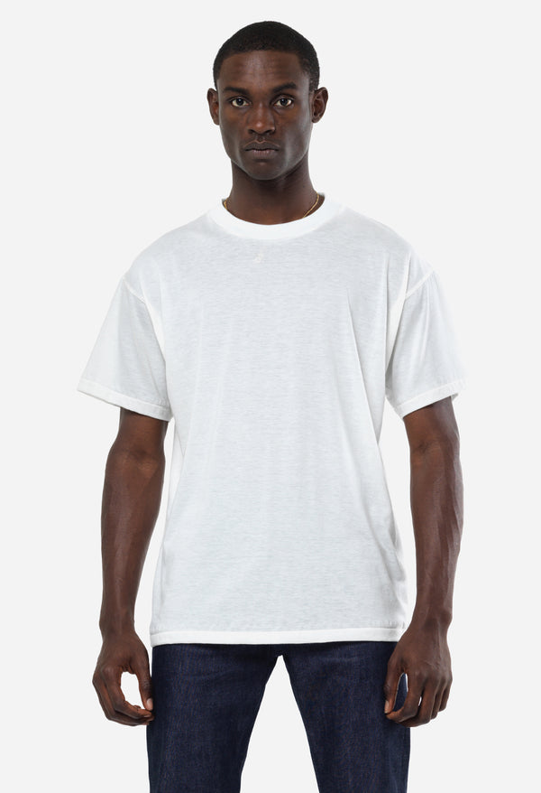 John Elliott Cotton Cashmere Crew White