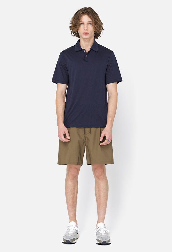 John Elliott Cotton Cashmere Polo Navy