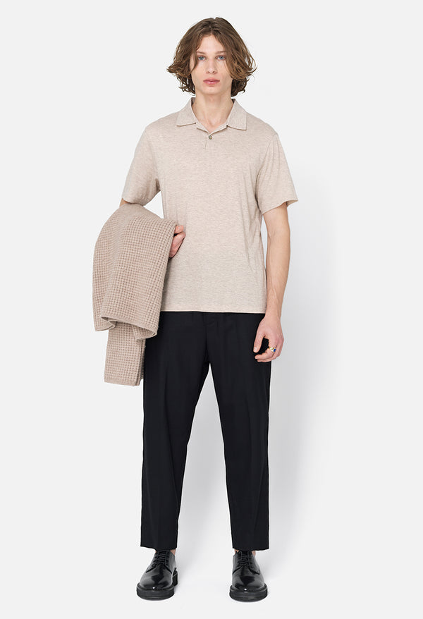 John Elliott Cotton Cashmere Polo Tan