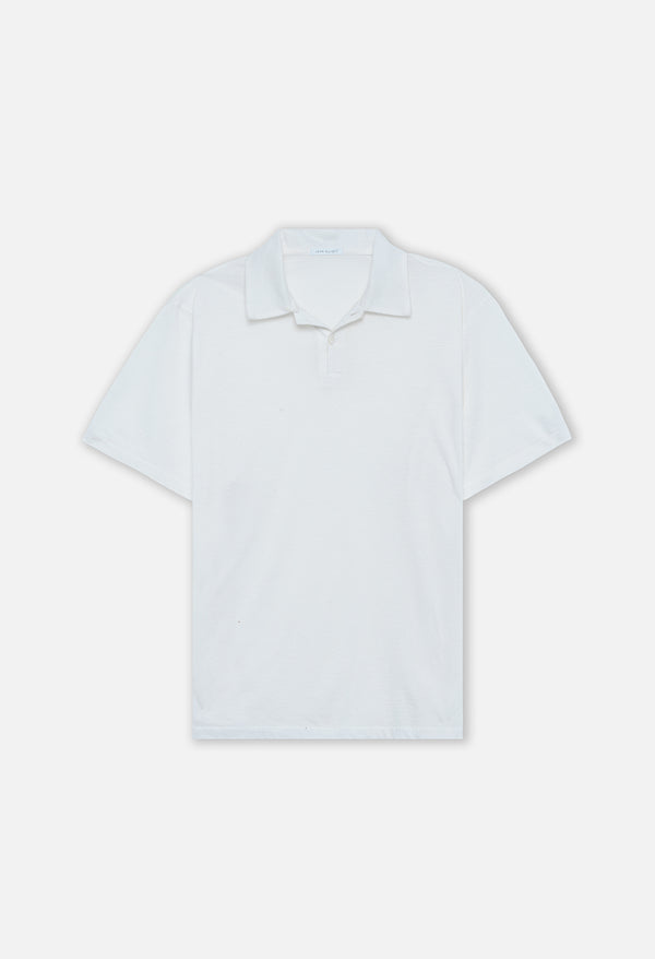 john elliott Cotton Cashmere Polo White