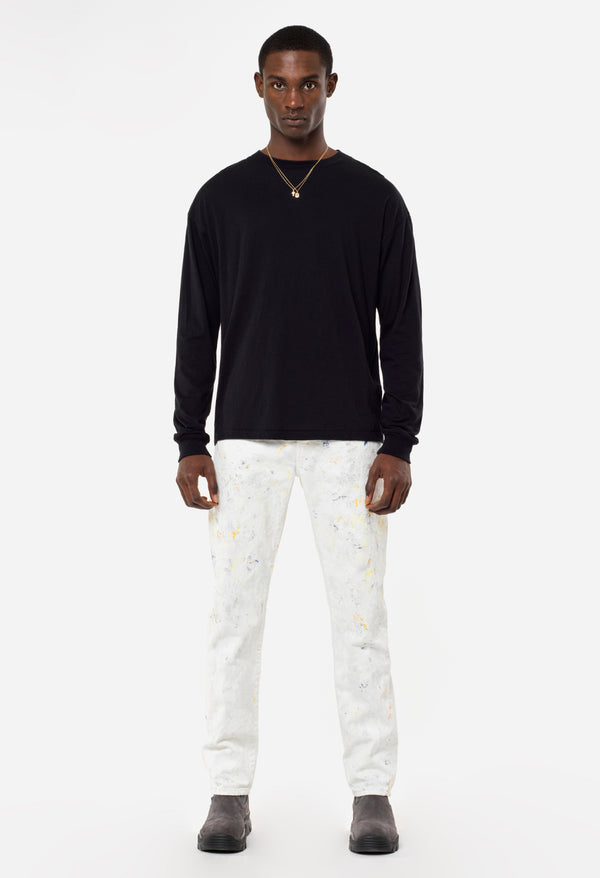 John Elliott Cotton Cashmere Pullover Black