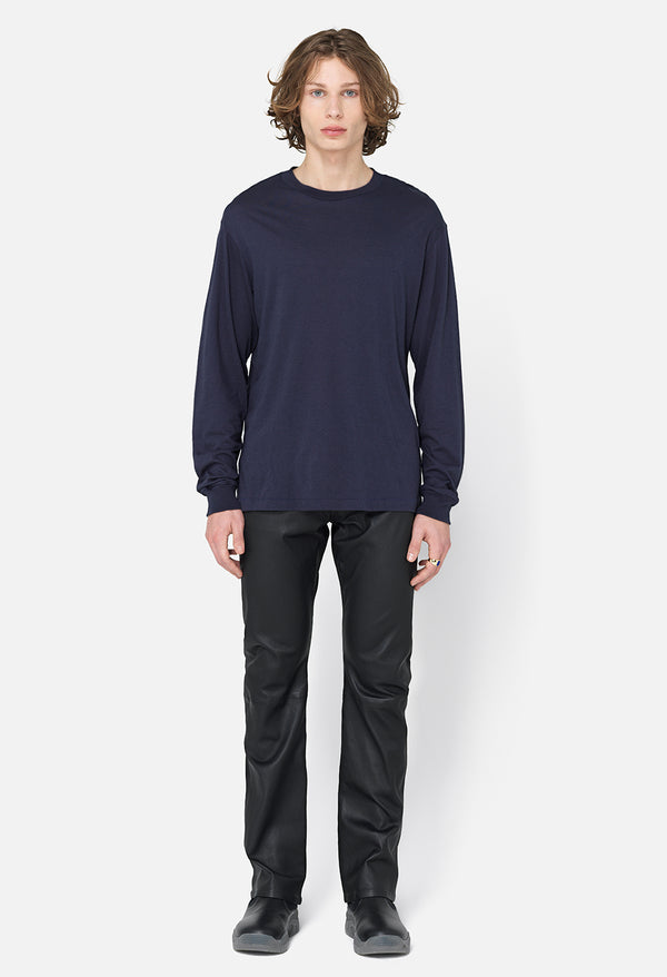 John Elliott Cotton Cashmere Pullover Navy