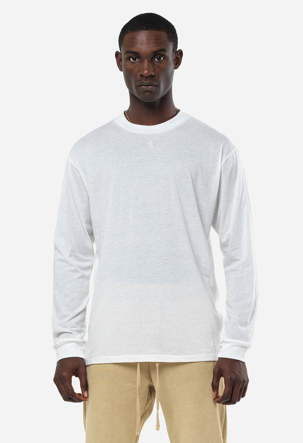 John Elliott Cotton Cashmere Pullover White
