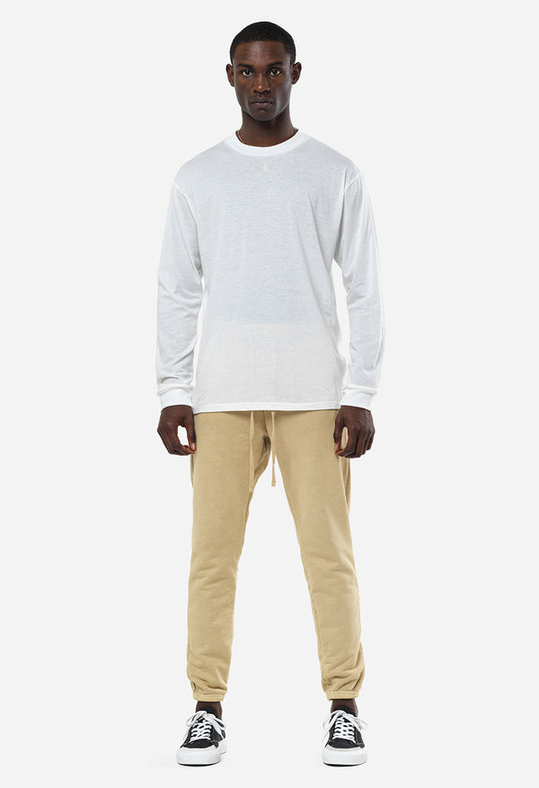 John Elliott Cotton Cashmere Pullover White
