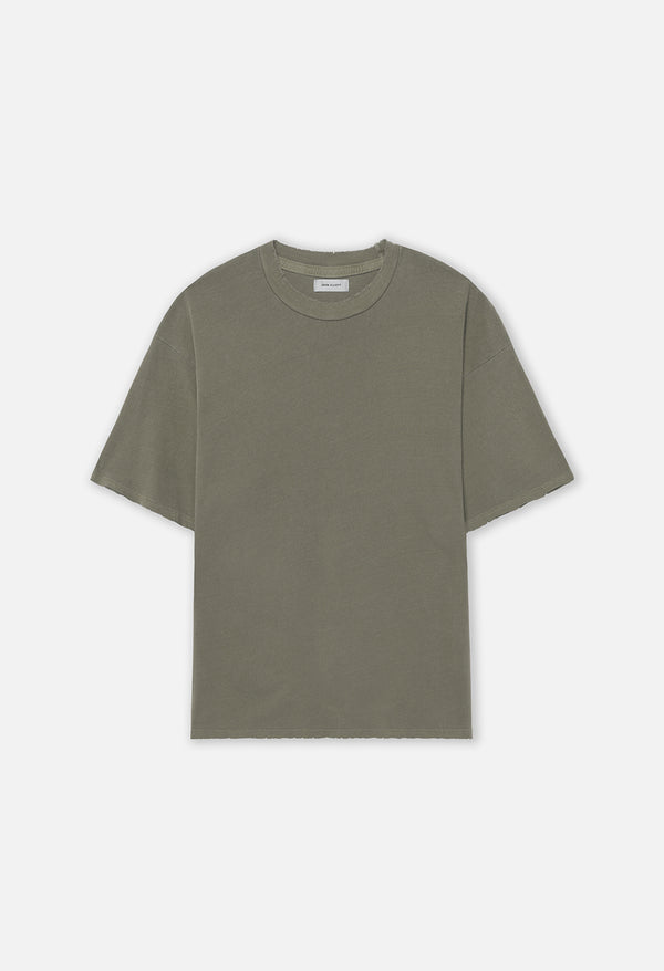 john elliott Folsom Cropped Tee Vintage Army