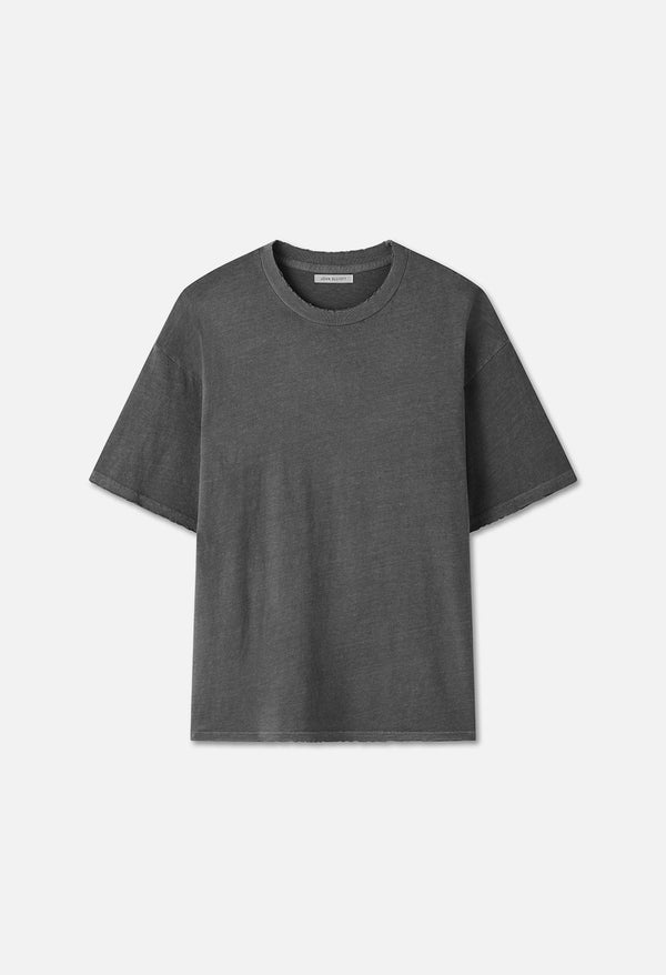 John Elliott Folsom Cropped Tee Vintage Black