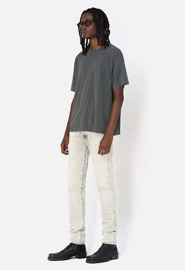 John Elliott Folsom Cropped Tee Vintage Black