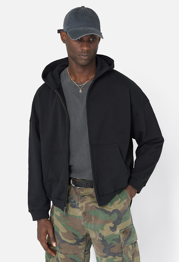 john elliott Frances Full Zip Black