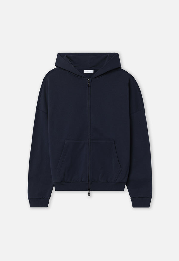 john elliott Frances Full Zip Dark Navy