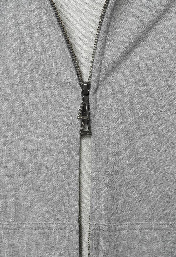 John Elliott Frances Full Zip Heather Grey