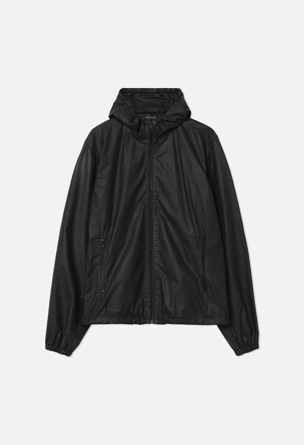 john elliott Leather Adapt Anorak Black