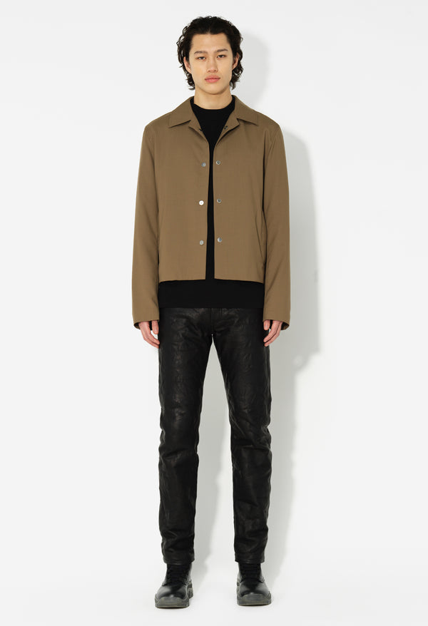 John Elliott Leather Daze Black