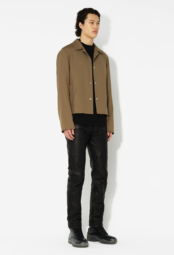 John Elliott Leather Daze Black