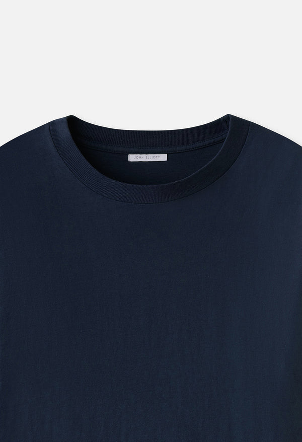John Elliott Ls University Tee Dark Navy