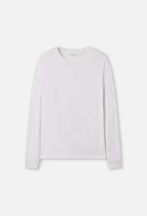 john elliott LS University Tee White