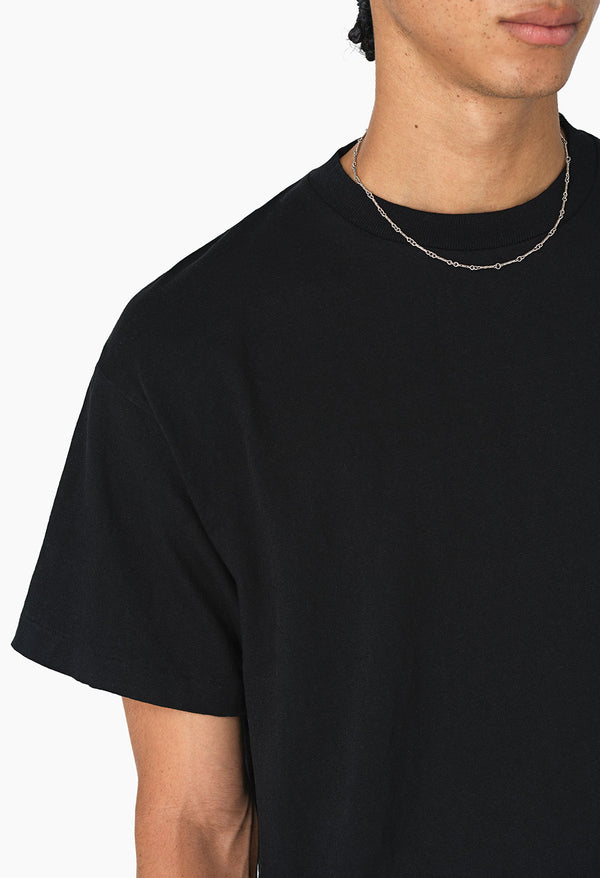 John Elliott Riviera Cropped Tee Black