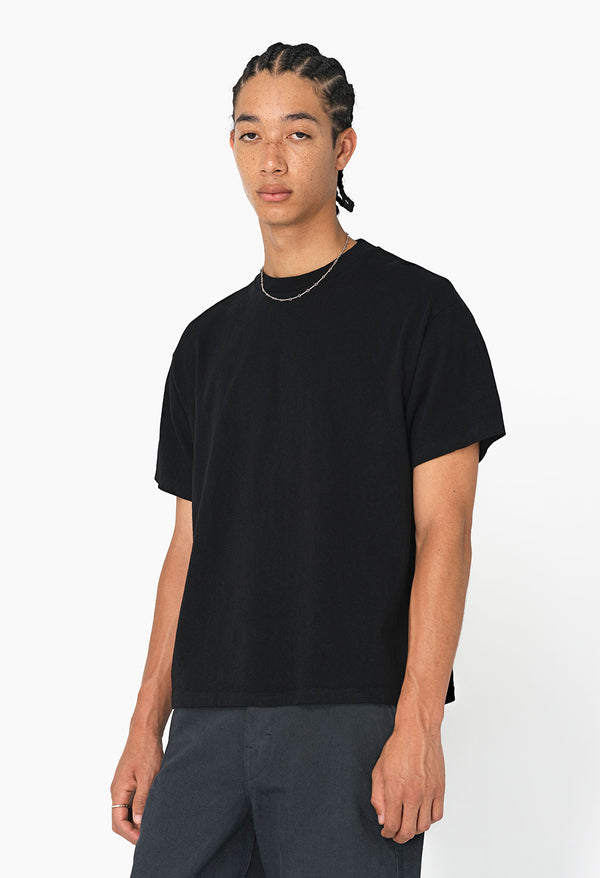 John Elliott Riviera Cropped Tee Black
