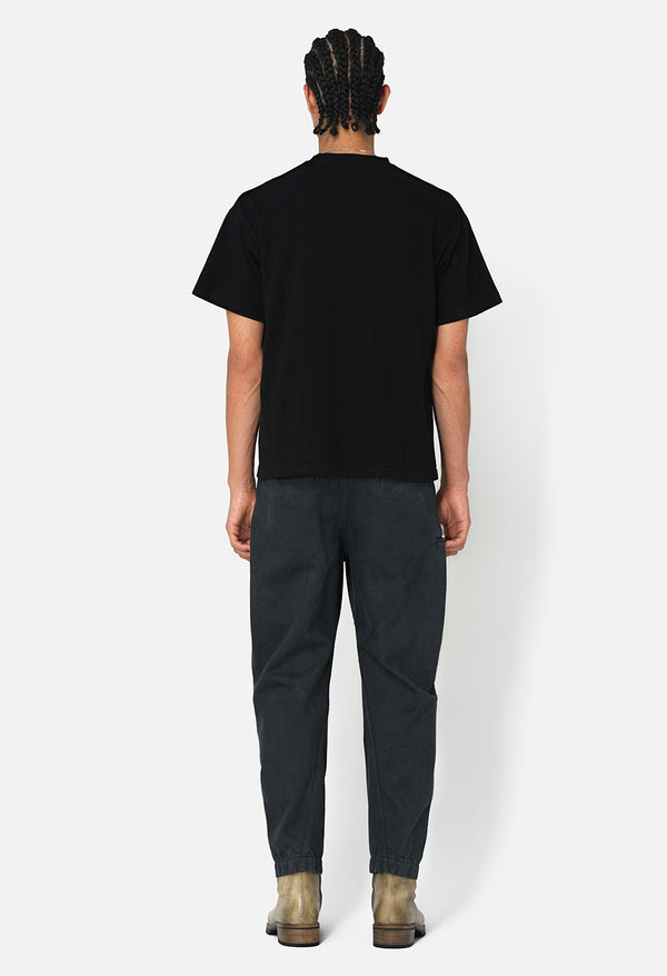John Elliott Riviera Cropped Tee Black