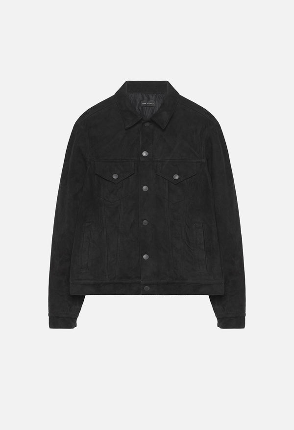 John Elliott Suede Thumper Jacket Type III Black