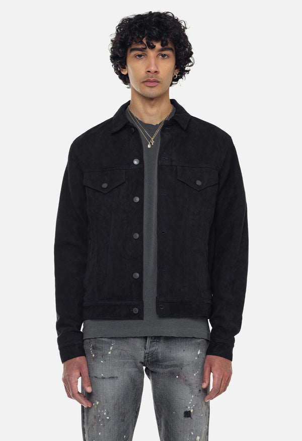 John Elliott Suede Thumper Jacket Type III Black