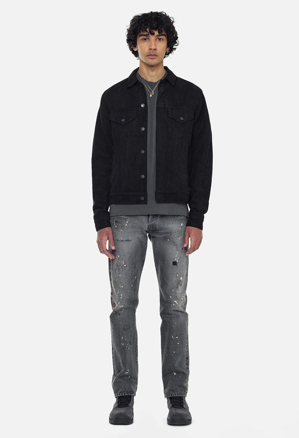 John Elliott Suede Thumper Jacket Type III Black