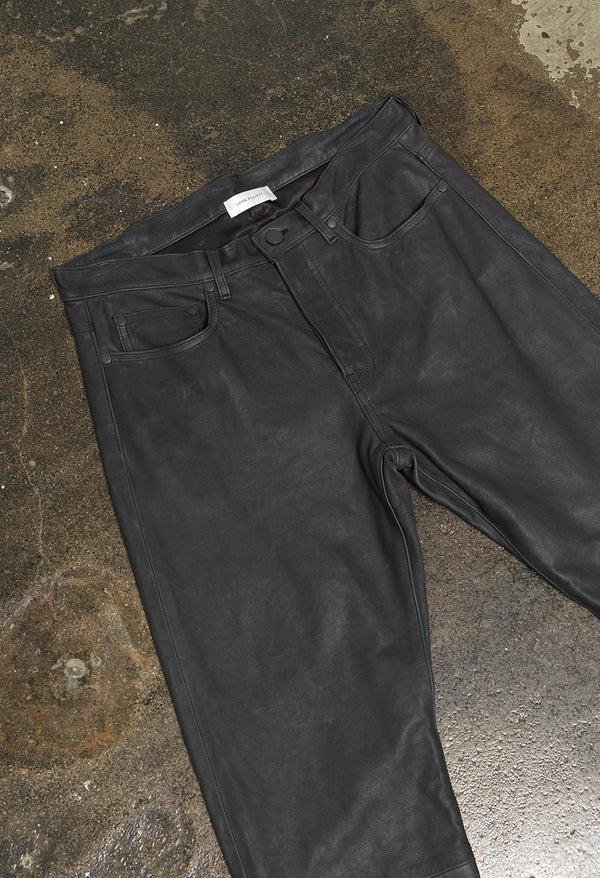 John Elliott The Daze Leather Navy