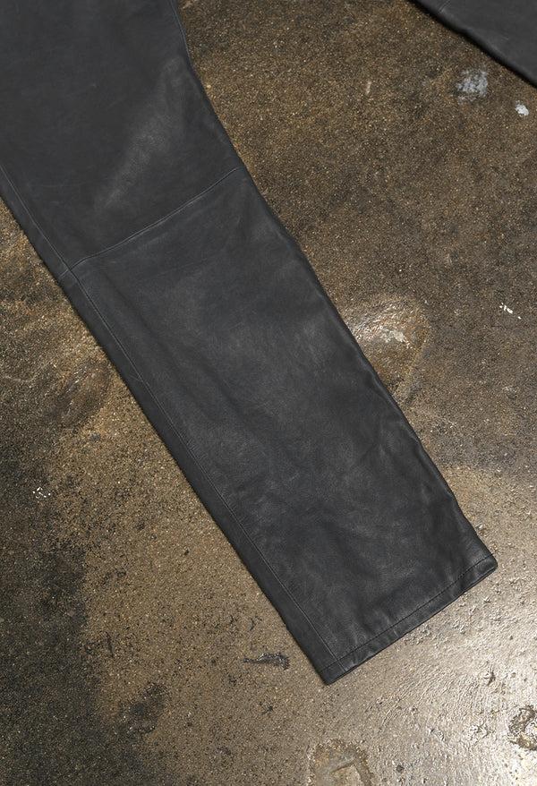 John Elliott The Daze Leather Navy