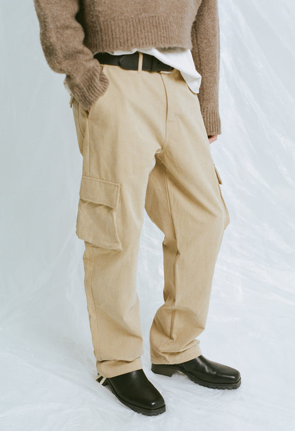 John Elliott Washed Corpus Cargo Pants Desert