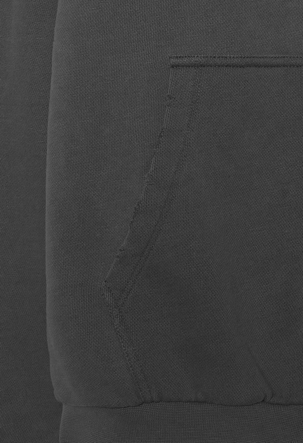 John Elliott Thermal Lined Folsom Frances Full Zip Washed Black