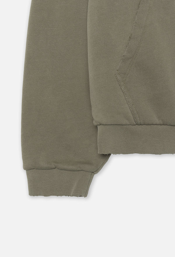 John Elliott Thermal Lined Folsom Frances Full Zip Washed Olive