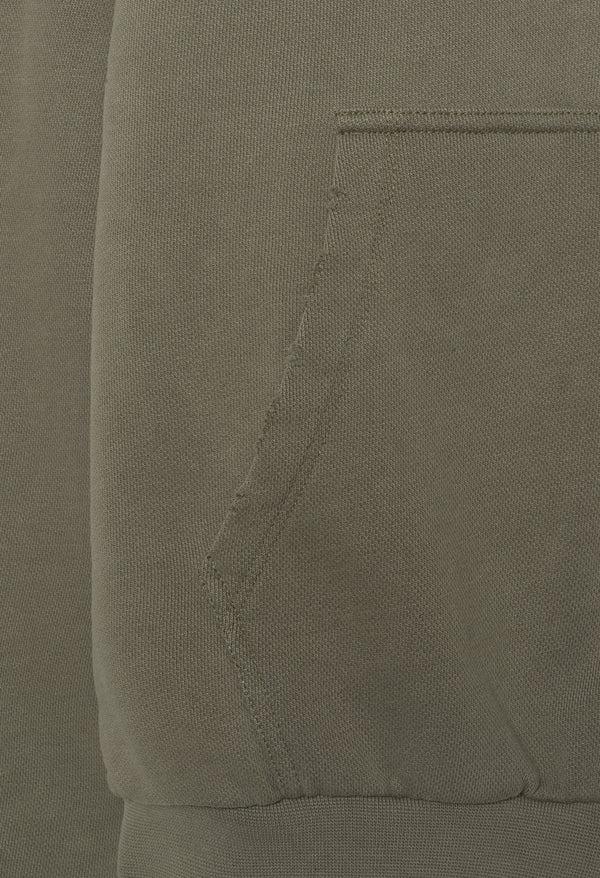 John Elliott Thermal Lined Folsom Frances Full Zip Washed Olive