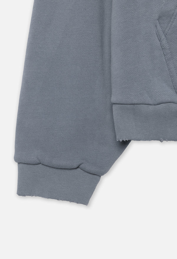 John Elliott Thermal Lined Folsom Frances Hoodie Washed Navy