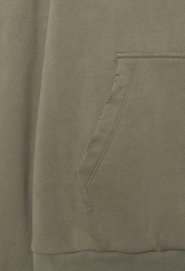 John Elliott Thermal Lined Folsom Frances Hoodie Washed Olive