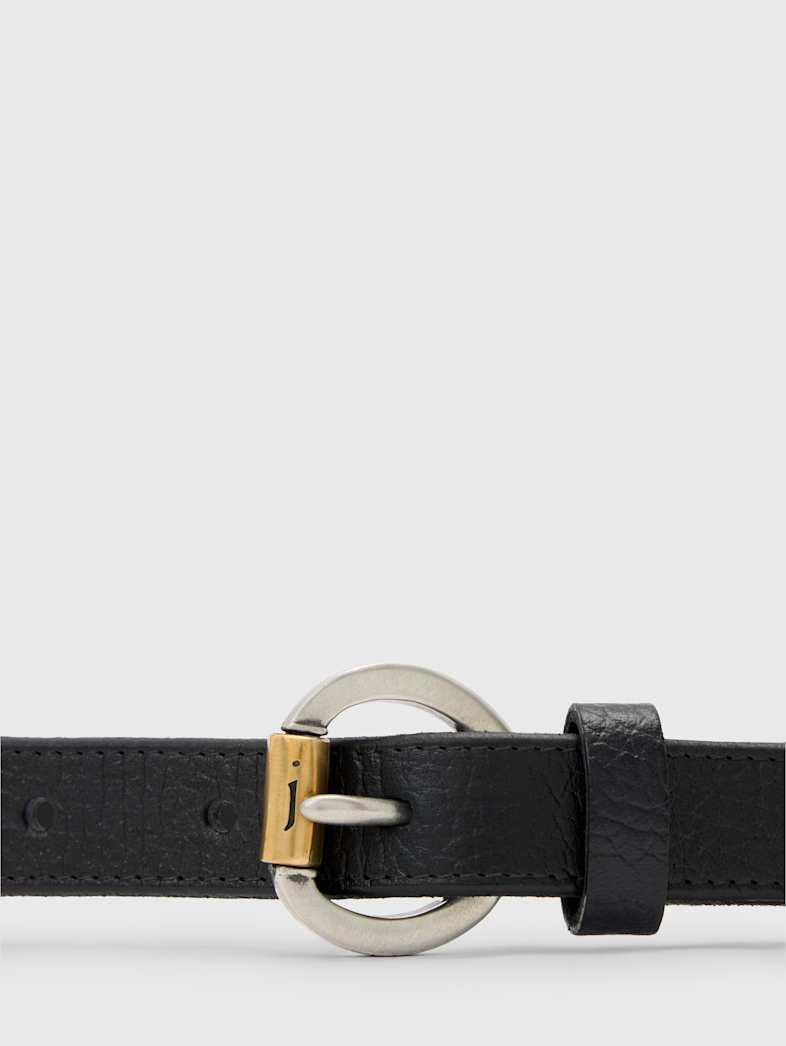 John Varvatos 20MM - RIDGEWOOD ROLLER Accessories All Accessories Belts 20MM RIDGEWOOD ROLLER BLACK