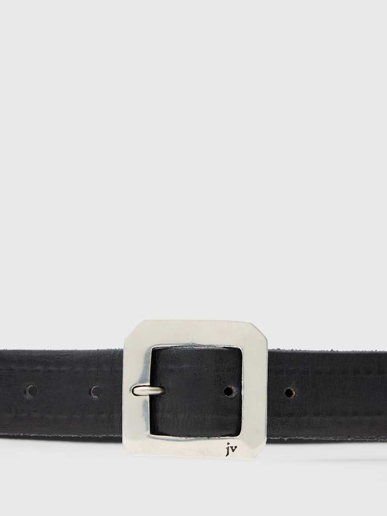 John Varvatos 30 MM - VESTRY OFFICER BELT Accessories All Accessories Belts 30 MM VESTRY OFFICER BELT BLACK