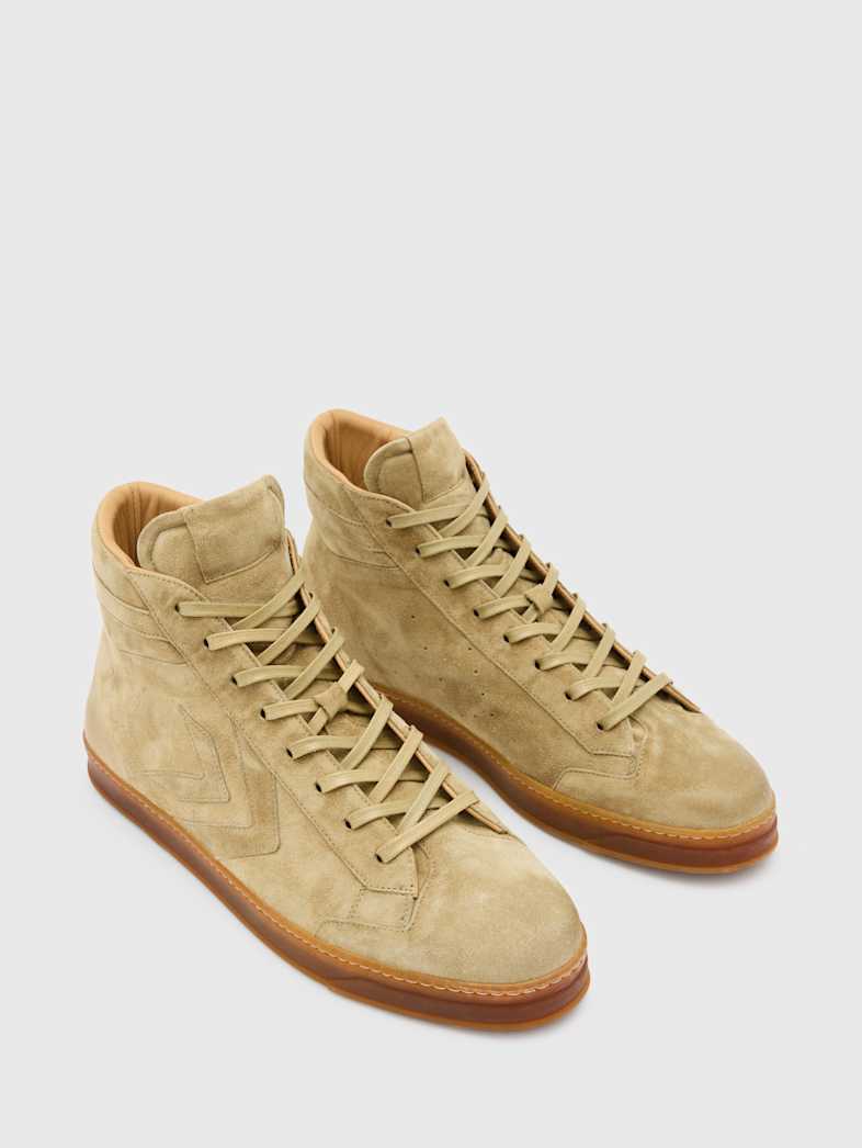john varvatos 315 STREET MID TOP Shoes All Shoes Sneakers 315 STREET MID TOP LIGHT KHAKI