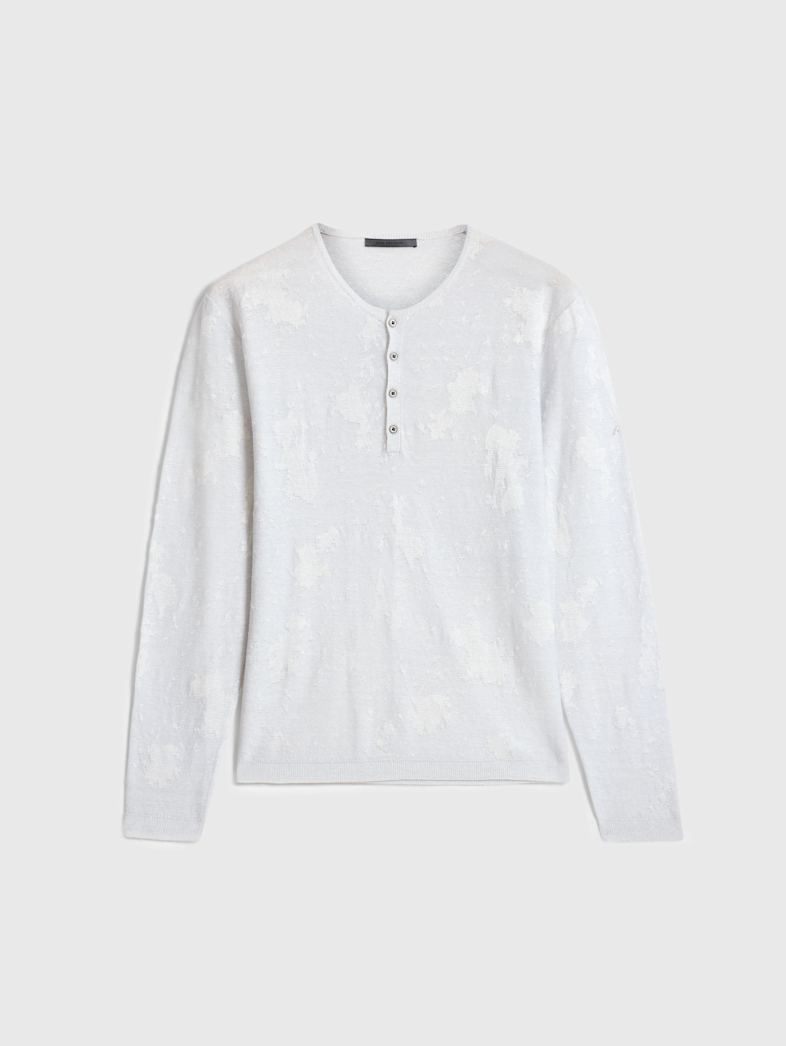 john varvatos AGUSTIN HENLEY Outlet Outlet Tops AGUSTIN HENLEY LT GREY HEAT