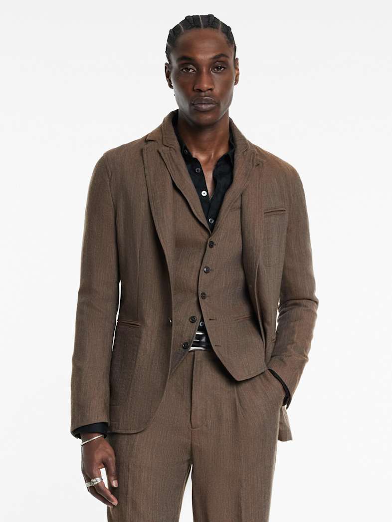 John Varvatos ALLEN JACKET Outlet ALLEN JACKET CHAMOIS