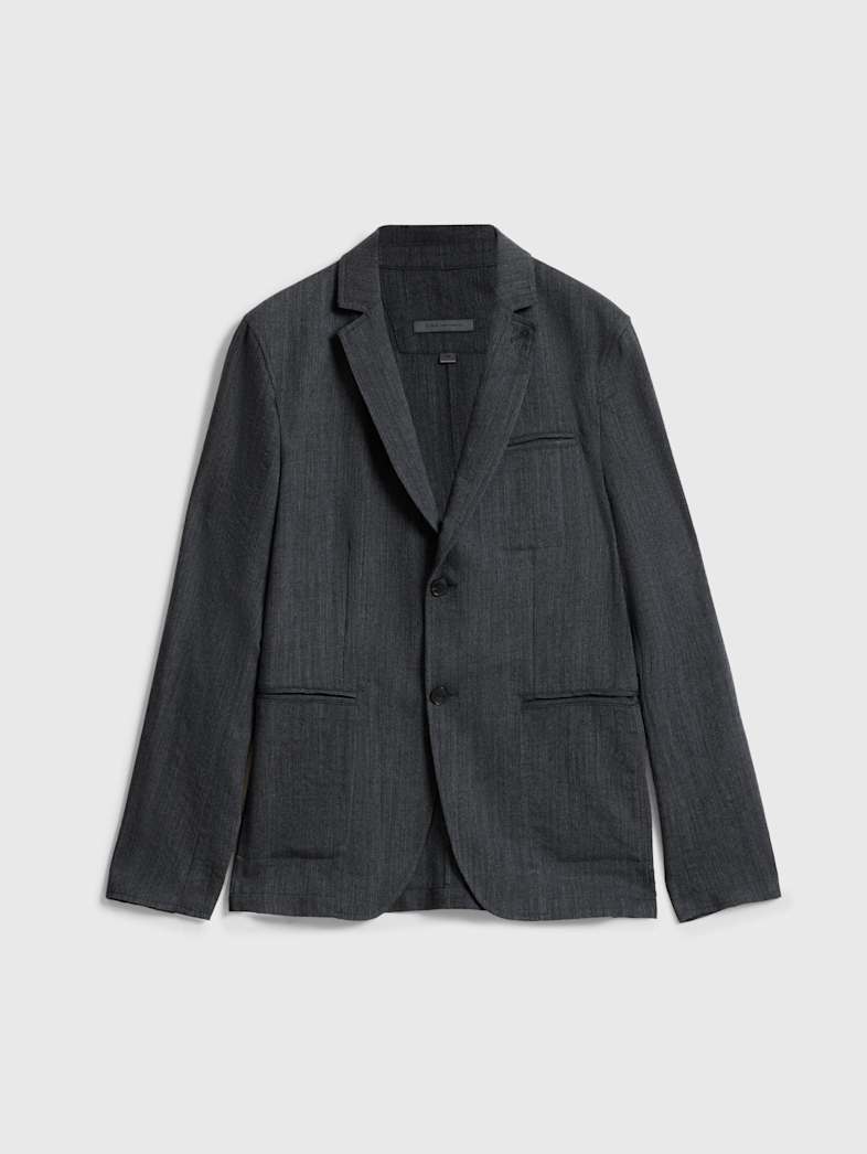 John Varvatos ALLEN JACKET Outlet Outlet Leather & Outerwear ALLEN JACKET CARBON