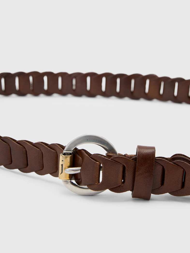 John Varvatos ASTOR WELDER BELT Accessories All Accessories Belts ASTOR WELDER BELT BROWNSTONE