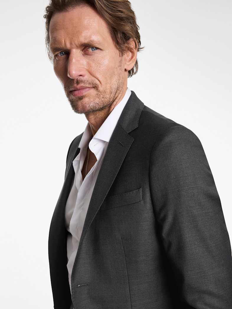 John Varvatos AUSTIN JACKET Clothing Featured Suiting AUSTIN JACKET CARBON GREY