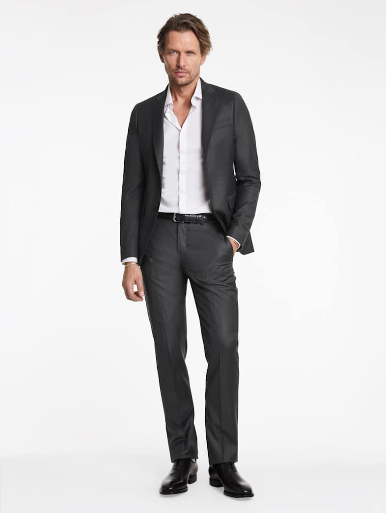 John Varvatos AUSTIN JACKET Clothing Featured Suiting AUSTIN JACKET CARBON GREY