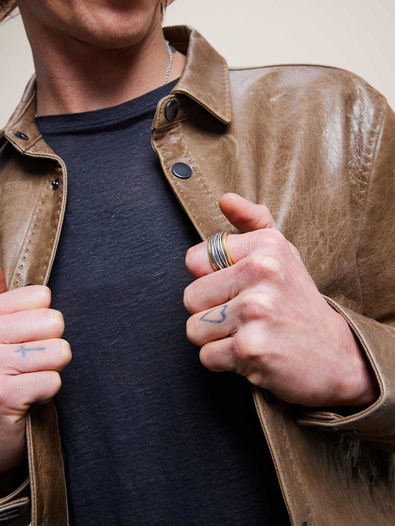 john varvatos BAND RING Accessories All Accessories Jewelry BAND RING SILVER